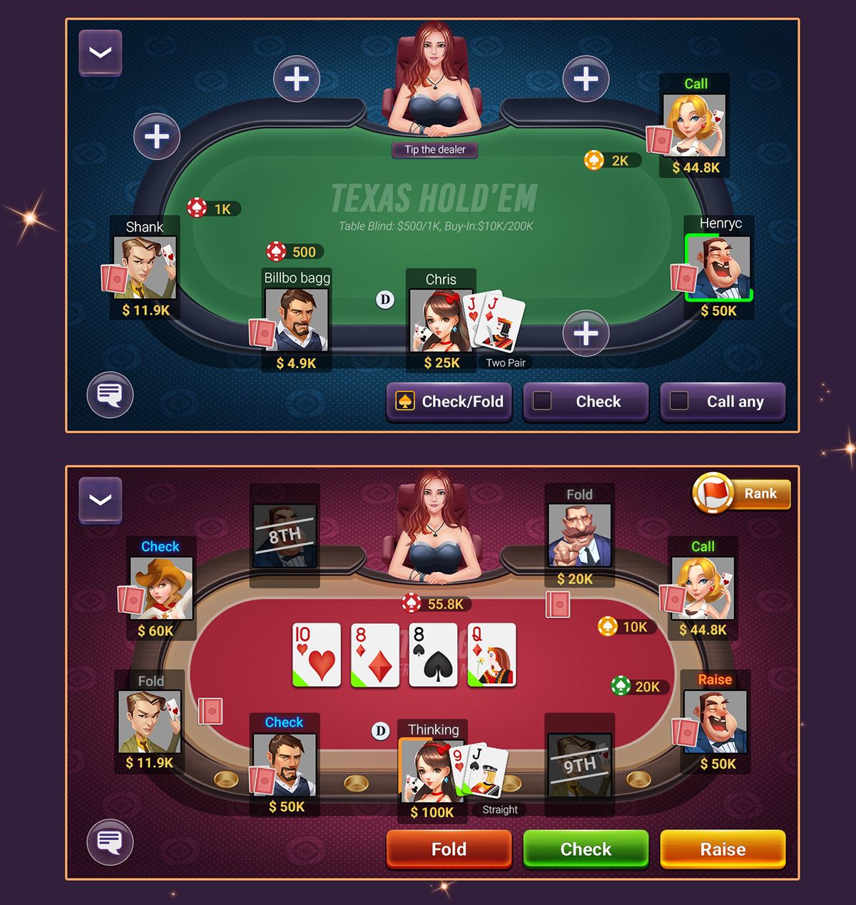 Thrillzz Casino آن لائن کیسینو میں اصل گیمز